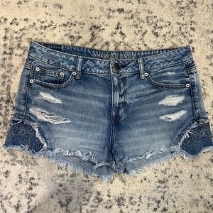 American eagle denim shorts